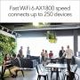 NETGEAR Wireless Access Point (WAX610) - WiFi 6 Dual-Band AX1800 Speed | Up to 250 Client Devices | 1 x 2.5G Ethernet LAN Port | 802.11ax | Insight Remote Management | PoE+ or Optional Power Adapter