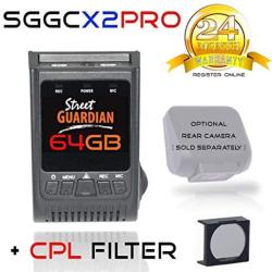 Street Guardian SGGCX2PRO+ 2021 Dash Camera with GPS, CPL & 32GB MicroSD Card