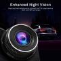 Dash Cam Front and Rear WZTO Backup Camera Dashboard Camera 170°Wide Angle Car DVR with 4 LCD Screen Dual Dash Cam with Night Vision WDR G-Sensor Parking Monitor Loop Recording Motion Detection