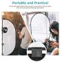 Neewer Professional Lighting Studio 5x7 feet/150x200 cm Pop out Foldable Soft Diffuser Disc Panel Reflector with Carrying Case for Studio and Outdoor Portrait, Product Photography, Video Shooting