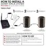 Complete Coaster Paging System For Restaurants, Hospitals & Hotels | Consists of: 1 Transmitter, 3 Charging Bases & Long Range Pagers (Set of 50 Units) | Up To 2 Miles Range by PagerTec