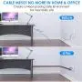 Cord Hider, 142in Mini Wire Cable Cover, PVC Cable Concealer Channel, Paintable Cord Cover to Hide Speaker Wire, Ethernet Cable, 9X L15.7in W0.48in H0.32in, CC05 Brown