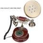 Oumij Old Fashioned Retro Telephone, MS-6100B European Retro Style Push Button Telephone Dial Desk Phone Home Decor Classical