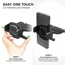 iOttie Easy One Touch 4 CD Slot Car Mount Phone Holder, For IPhone, Samsung, Moto, Huawei, Nokia, LG, Smartphones