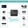 Digital to Analog Audio Converter-192kHz Techole Aluminum Optical to RCA with Optical &Coaxial Cable. Digital SPDIF TOSLINK to Stereo L/R and 3.5mm Jack DAC Converter for PS4 Xbox HDTV DVD Headphone