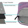 LuvCase 5 in 1 Laptop Case for Old Mac Pro 13'' (CD Drive, 2008-2012) A1278 Hard Shell Cover, Sleeve, USB Hub 3.0, Keyboard Cover & Screen Protector (Purple Mint Mist)