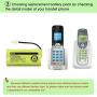 iMah Ryme B1-2 BT166342 BT266342 BT183342 BT283342 Cordless Phone Batteries Compatible with Vtech CS6114 CS6429 CS6719-2 AT&T EL5210 EL51203 Handset Telephone, Pack of 3