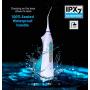 Cordless Water Flosser Portable Water Pick Teeth Cleaner Dental Oral Irrigator Travel Water Flossers for Teeth and Braces Water Floss Rechargeable Electric Flosser Long Lasting Battery  (Blue)