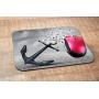 NICOKEE Seagulls Rectangle Gaming Mousepad Anchor Turns into Flying Birds Seagulls for Liberty and Hope Mouse Pad Mouse Mat for Computer Desk Laptop Office 9.5 X 7.9 Inch Non-Slip Rubber