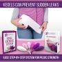 Intimate Rose Kegel Exercise Weights - Doctor Recommended Pelvic Floor Exercises - Set of 6 Premium Silicone Kegel Balls & Control with Training Kit for Women: Beginners & Advanced