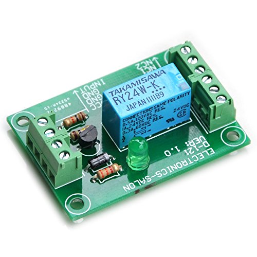 ELECTRONICS-SALON DPDT Signal Relay Module, 24Vdc, RY24W-K Relay. Has Assembled.