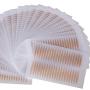 500 Pairs(1000PCS) 24mm x 3mm Nude Portable Breathable Naturally Lace Style Invisible Single Sided Double Eyelid Tape Self-Adhesive Eyelid Stickers Instant Eye Lift Strips
