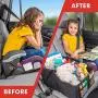 Lusso Gear Car Seat Organizer for Front or Backseat - Great for Adults & Kids, Features 9 Storage Compartments for Toys, Magazines, Tissues, Maps, Books, Documents, Games & More