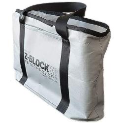 Newtex Z-Block Electronics Fire Containment Bag Kit: Includes X-Large Tote (24'' x 13'' x 5''), High Temperature Aluminized Leather Gloves, and Silica Fire Barrier Blanket, Made in The USA