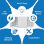 LED Hardwire Emergency Light with Adjustable Heads, Backup Battery (10 Pack)