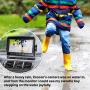 Xroose Backup Camera with 7'' Touch Button Monitor W/Upgraded Recorder for RV Semi Box Truck Camper Motorhome 4 Quad DVR Screen 1080P FHD Waterproof IR Rear + Side View Wired Reverse Backing System Y3