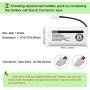 iMah Ryme B1-3 BT162342 BT262342 Cordless Phone Batteries Compatible with VTech CS6409 CS6419 CS6429 CS80100 AT&T CL81101 EL5210 EL52400 Handset Telephone (Pack of 6)