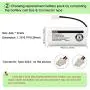 iMah Ryme B1-3 BT162342 BT262342 2.4V 300mAh Ni-MH Cordless Telephone Batteries Compatible with AT&T CL81101 EL5210 EL52400 VTech CS6409 CS6419 CS6429 CS80100 Handset, Pack of 4