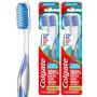Colgate Gum Health Extra Soft Toothbrushes with Floss-Tip Bristles, 4 Count