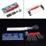 Comidox 2Sets NE555+CD4017 Module Water Flowing LED Light Electronic Production Suite Red Color Flashing Lights Lamp DIY Soldering Kit For Arduino Electronic Fun