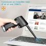 Cordless Air Duster for Computer Cleaning, Replacement for Compressed Air Cans, Rechargeable 6000mAH，10W Fast Charging, Powerful 33000 RPM