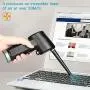 Cordless Air Duster for Computer Cleaning, Replacement for Compressed Air Cans, Rechargeable 6000mAH，10W Fast Charging, Powerful 33000 RPM