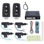 EASYGUARD cl13-rt0107 Central Door Locking System keyless Entry with 4 actuators 1 Master 3 Slaves DC12V