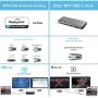 WAVLINK USB 3.0 and USB C Universal Laptop Docking Station Dual Monitor with HDMI & DVI/VGA with Gigabit Ethernet, 6 USB Ports, Audio for Laptop, Ultrabook and PCs, More Efficient Home Office