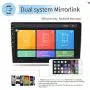 Car Stereo Double Din Car Radio Android 8.1 Audio 9”2.5D HD Touch Screen in Dash Car MP5 Player with Bluetooth GPS Navigation WiFi FM/AM Radio Support Mirror Link SWC Dual USB + Rear View Camera