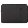 MOSISO Laptop Sleeve Bag Only Compatible with MacBook 12 inch with Retina Display A1534 2017/2016/2015 Release, Polyester Vertical Case with Pocket, Black