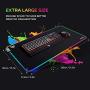 VictSing Gaming Mouse Pad, Rgb Mouse Pad with 13 Lighting Modes 2 Brightness Level, Computer MousePad Game Mouse Mat, Mousepad XXL for Game, 31.5×15.7 Inch
