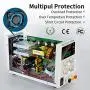 STP6005D DC Power Supply Adjustable (0-60V 0-5A), Precision DC Regulated Power Supply with 3 bits Digit LED Display,Stable and Protective,Alligator Lead Included.
