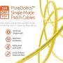 LC to SC Fiber Patch Cable Single Mode Duplex - 1m (3.28ft) - 9/125um OS1 LSZH - Beyondtech PureOptics Cable Series