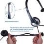 Callez Telephone Headset RJ9, with Noise Canceling Mic Mono, for ShoreTel 230 420 480 Polycom VVX310 VVX311 VVX410 VVX411 Avaya 1408 1416 5410 Plantronics NEC Corded Office Landline Deskphones W300A1