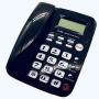 MuYuTec Desktop Landline Phone for Home Corded Phone with Caller ID Handsfree Speakerphone with Amplified Ringer for Elderly Large Button Phones for Seniors SOS Emergency Phone(Black)