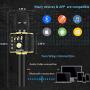 BONAOK Wireless Bluetooth Karaoke Microphone,3-in-1 Portable Handheld Mic Speaker Machine Birthday Home Party for Android/iPhone/PC or All Smartphone(Q37 Black Gold)