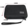 USA Gear Hard Case Electronic Organizer Travel Case 7.5 Inch with Weather Resistant Exterior and Large Mesh Accessory Pocket - Compatible with Garmin GPS, Chargers, Hard Drives and More Electronics