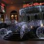 ZIMINGU Icicle Lights, 13FT, 144 LEDs, 8 Modes Christmas Lights Outdoor Connectable Dripping Curtain Decoration String Lights for Wedding Thanksgiving Gazebo Shopping Mall Yard Indoor (Cool White)