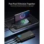 INIU Portable Charger, USB C Slimmest & Lightest Triple 3A High-Speed 10000mAh Power Bank, Flashlight Battery Pack Compatible with iPhone 12 11 X 8 Plus Samsung S20 Google LG iPad etc. [2021 Version]