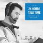 BlueParrott B450-XT Noise Cancelling Bluetooth Headset – Updated Design with Industry Leading Sound & Improved Comfort, Long Wireless Range, Up to 24 Hours of Talk Time, IP54-Rated Wireless Headset