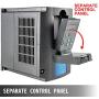 VEVOR VFD 0.75KW,Variable Frequency Drive 7A,CNC VFD Motor Drive Inverter Converter 110V,for Spindle Motor Speed Control (1 Phase Input,3 Phase Output)