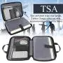 Laptop Sleeve Case, 13inch TSA Slim Laptop Case for MacBook Air MacBook Pro, Durable Water Resistant Business Briefcase Handle Bag for 13-13.3 inch HP Dell Lenovo Laptop, Black Laptop Sleeve Case, 13inch TSA Slim Laptop Case for MacBook Air MacBook Pro, Durable Water Resistant Business Briefcase Handle Bag for 13-13.3 inch HP Dell Lenovo Laptop, Black