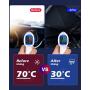 UVANTI Car Windshield Sunshade Umbrella with Escape Safety Hammer, Folding Car Sun Shade Parasol Umbrella, 57''x31'' (Updated Version)