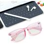 Frolesant Blue Light Glasses for Women, Anti Eye Eyestrain Reading Gaming Glasses Non Prescription, Computer Reading Eyeglasses for Men - 3 Pack