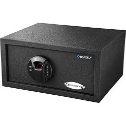 BARSKA AX12476 Quick Access Keypad Biometric Fingerprint Security Safe Box 0.46 Cubic Ft