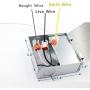 ANC 4-Inch 9W 120V Low Profile Recessed Ultra Thin LED Panel Light,Retrofit Downlight Wafer Panel Slim IC Rated ETL,3000K Warm White Round Panel Ceiling Light 4 Pack