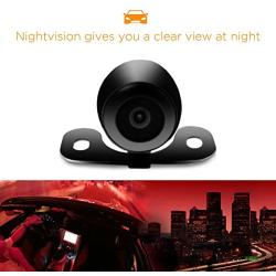 Xo Vision World Smallest HD Color CCD Waterproof Vehicle Car Rear View Backup Camera, 170 Degree Viewing Angle Rearview Camera(0.860.650.50 inch)