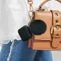 CTYBB for Airpod Case,Silicone Airpods Case Cover with Fur Ball Keychain Compatible with Apple Airpods 2/1 (Front LED Visible) Black