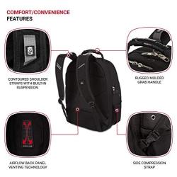 Swiss Gear SA1923 Black TSA Friendly ScanSmart Laptop Backpack - Fits Most 15 Inch Laptops and Tablets