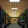ZIMINGU LED Icicle Lights,LED Curtain Light,96LEDS 13FT 8 Modes,RGB Decorations Fairy Lights for Holiday Party Yard Garden Wedding Bedroom Patio Christmas (Warm White, 4M)